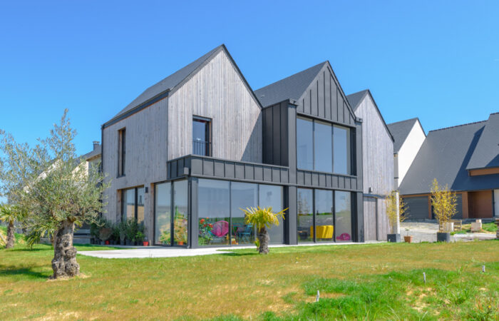 Construction de maison neuve en lotissement au nord de Rennes