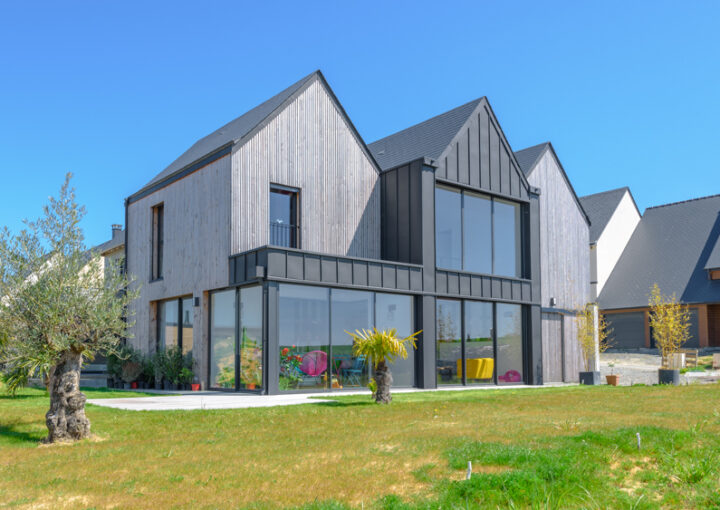 Construction de maison neuve en lotissement au nord de Rennes