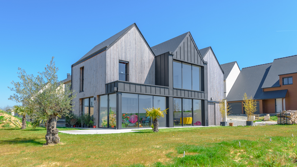 Construction de maison neuve en lotissement au nord de Rennes
