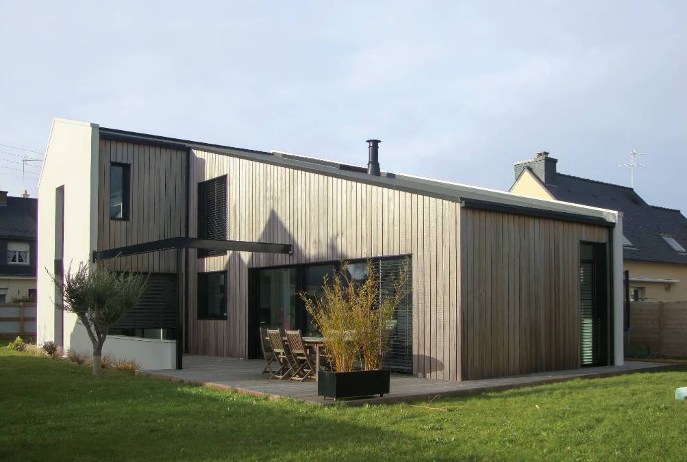 Inflexions de pignons – Maison neuve dans le Morbihan