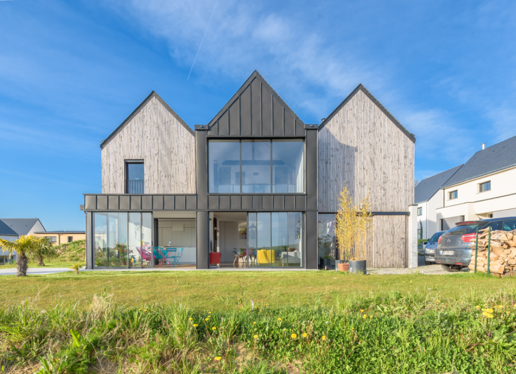 maison avec toits